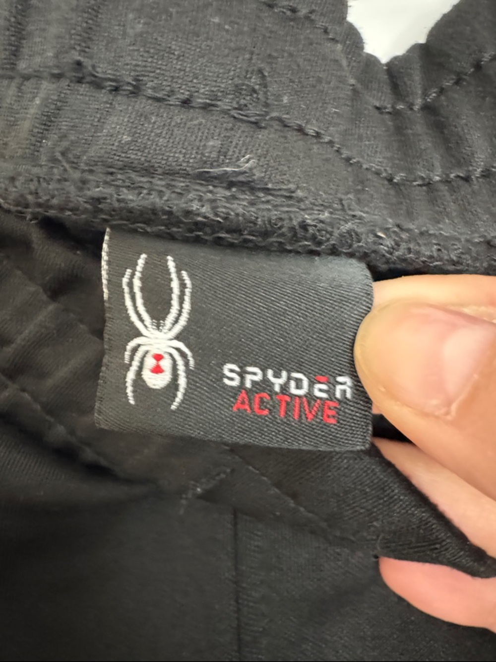 Spyder Active Black and Red Performance Pants size Small waist 26 #1 - Picture 3 of 6